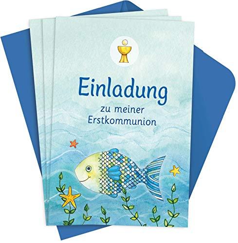 Der Wunschfisch: Einladungskarten zur Erstkommunion