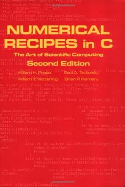 Numerical Recipes in C book set: Numerical recipes in C. The art of scientific computing