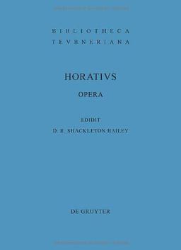 Opera (Bibliotheca Scriptorum Graecorum Et Romanorum Teubneriana (B)