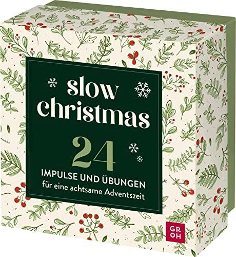 Slow Christmas: 24 Impulse und Übungen für eine achtsame Adventszeit | Zettelbox mit 24 Impulse und Übungen für eine achtsame Adventszeit