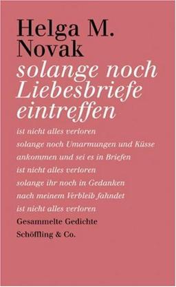 Solange noch Liebesbriefe eintreffen