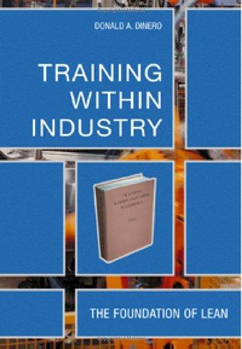 Training Within Industry: The Foundation of Lean [With CDROM]