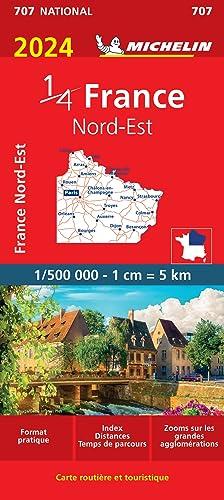 Michelin Nordostfrankreich: Straßen- und Tourismuskarte 1:500.000 (MICHELIN Nationalkarten)