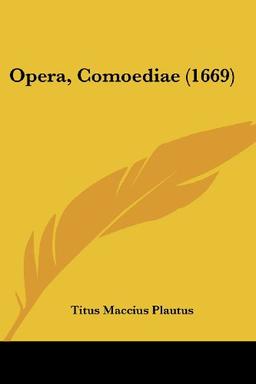 Opera, Comoediae (1669)