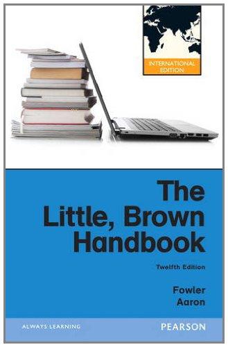 The Little, Brown Handbook: International Edition