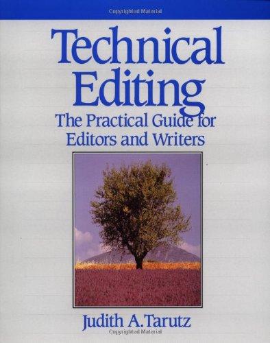 Technical Editing: The Practical Guide For Editors And Writers (Hewlett-Packard Press)