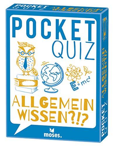 Pocket Quiz Allgemeinwissen | 150 Fragen und Antworten für Besserwisser (Pocket Quiz / Ab 12 Jahre /Erwachsene)