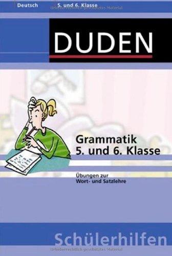 Grammatik 5. und 6. Klasse. Übungen zur Wort- und Satzlehre (Lernmaterialien)