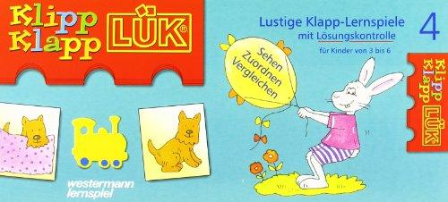 KlippKlappLÜK: Sehen, Zuordnen, Vergleichen: Ich sehe was, was du nicht siehst -was ist am größten / kleinsten - wo ist der Fehler im Bild.: Für Kinder von 3 bis 6