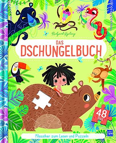 Klassiker zum Lesen und Puzzeln - Das Dschungelbuch: Mit 48teiligem Puzzle