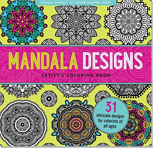 Mandala Designs Artist's Coloring Book (Studio)