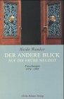 Der andere Blick auf die Frühe Neuzeit: Forschungen 1974-1995