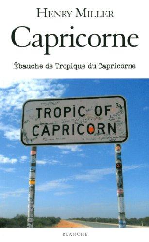 Capricorne : ébauche de Tropique du Capricorne