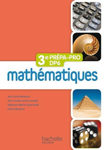 Mathématiques 3e prépa-pro DP6