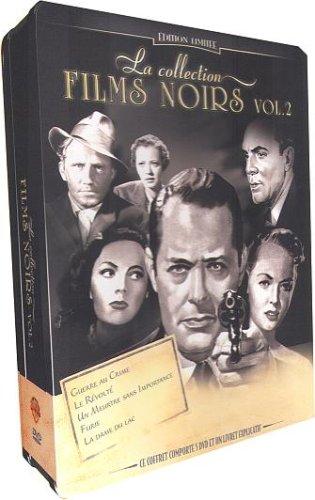 La Collection films noirs - Coffret métal 5 DVD : Guerre au crime / Furie / Le révolté / Un meurtre sans importance / La dame du lac de Robert Montgomery [FR Import]