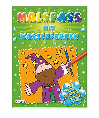 Malspaß mit Wasserfarben (grün)