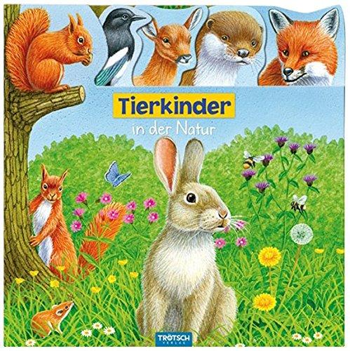 Tierkinder in der Natur: Registerbuch mit Klappen