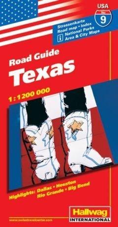 Hallwag USA Road Guide, No.9, Texas: Area and City Maps. National Parks. Highlights: Dallas, Houston, Rio Grande, Big Bend. Straßenkarte, ... (Rand McNally) (USA Road Guides)