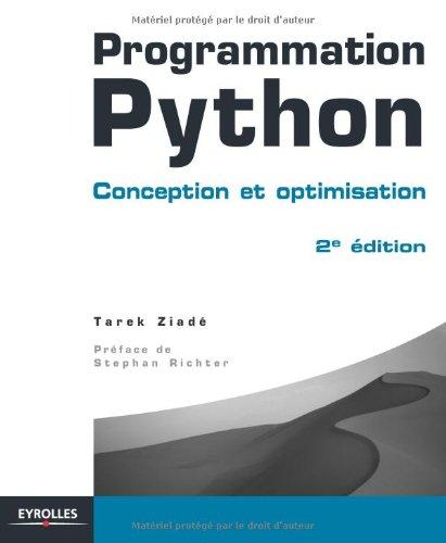 Programmation Python : conception et optimisation