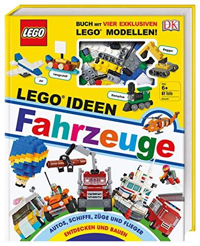 LEGO® Ideen Fahrzeuge: Buch mit vier exklusiven LEGO® Modellen. Autos, Schiffe, Züge und Flieger entdecken und bauen