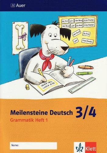 Meilensteine Deutsch - Grammatik. Arbeitsheft 3. Schuljahr: Heft 1