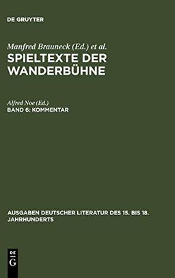 Kommentar zu Band I–V (Ausgaben deutscher Literatur des 15. bis 18. Jahrhunderts, Band 165)