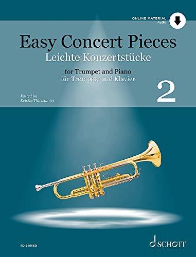 Leichte Konzertstücke: 19 Stücke aus 5 Jahrhunderten. Band 2. Trompete und Klavier. (Easy Concert Pieces, Band 2)