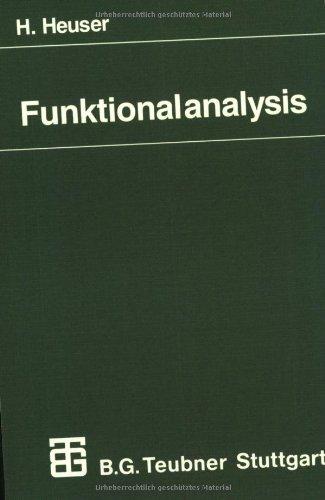 Funktionalanalysis: Theorie und Anwendung (Mathematische Leitfäden)