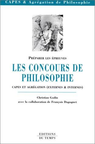 Les concours de philosophie internes et externes : CAPES et agrégation de philosophie