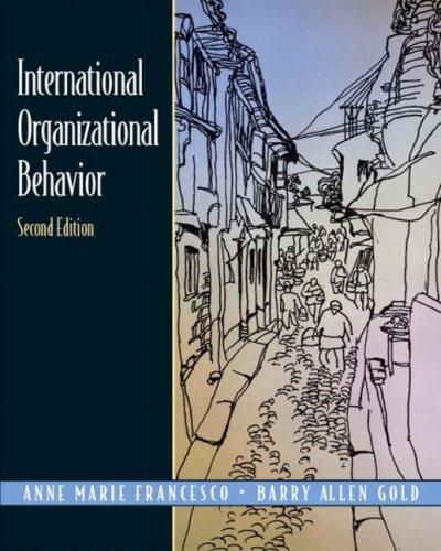 International Organizational Behaviour: Text, Cases, and Exercises