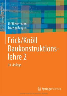 Frick/Knöll Baukonstruktionslehre 2