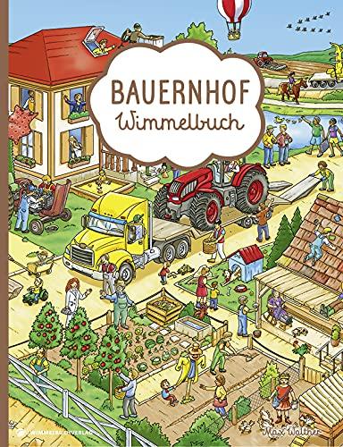 Bauernhof Wimmelbuch: Wunderschön gezeichnet und jetzt im handlichen Format die ideale Beschäftigung für unterwegs! - Kinderbücher ab 2 Jahre - ... - Kinderbücher ab 2 Jahre - Bilderbuch