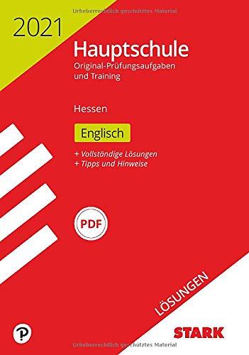 STARK Lösungen zu Original-Prüfungen und Training Hauptschule 2021 - Englisch - Hessen