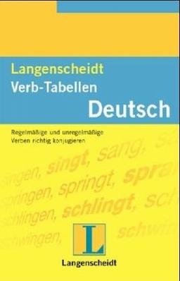 Langenscheidts Verb-Tabellen, Deutsch