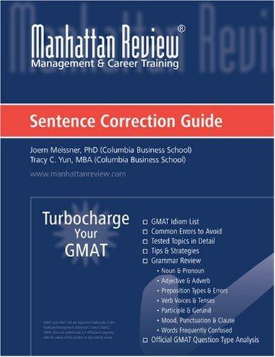 Manhattan Review: Turbocharge Your GMAT Sentence Correction Guide