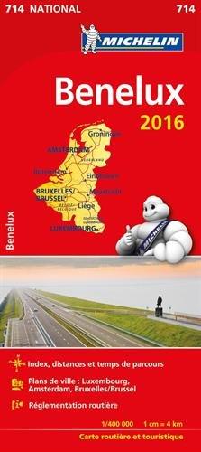 Carte Benelux 2016 Michelin