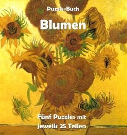 Blumen: Puzzle-Buch