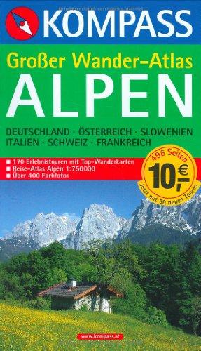 Grosser Wanderatlas Alpen