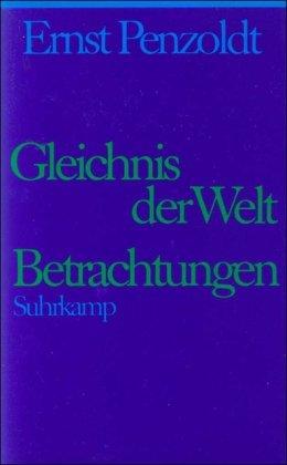 Gesammelte Schriften in sieben Bänden. Jubiläumsausgabe zum 100. Geburtstag: Siebter Band: Gleichnis der Welt. Betrachtungen über Natur, Kunst, Politik, Literatur, Reisen, Menschen und Dinge: BD 7