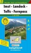 Freytag Berndt Wanderkarten, Imst, Landeck, Telfs, Fernpaß: Ortsverzeichnis. Kultur, Sehenswürdigkeiten, Brauchtum. Alpinistisch-touristische ... Imst, Landeck, Telfs, Fernpass (Walking Maps)