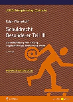 Schuldrecht Besonderer Teil III: Geschäftsführung ohne Auftrag, Ungerechtfertigte Bereicherung, Delikt (JURIQ-Erfolgstraining)