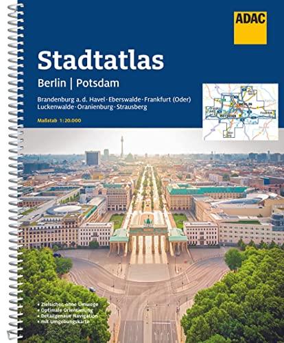 ADAC Stadtatlas Berlin/Potsdam 1:20 000: Frankfurt (Oder), Luckenwalde, Oranienburg, Strausberg (ADAC Stadtatlanten 1:20.000)