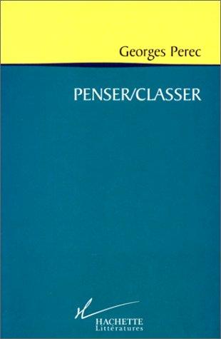 Penser-classer