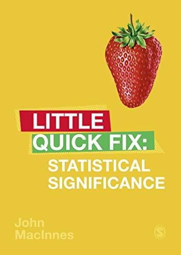 Statistical Significance: Little Quick Fix