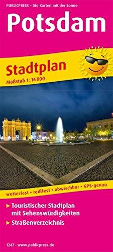 Potsdam Stadtplan: Touristischer Stadtplan mit Sehenswürdigkeiten und Straßenverzeichnis. 1:16000 (Stadtplan / SP)