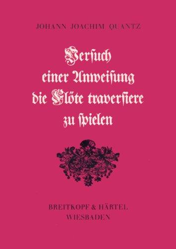 Versuch einer Anweisung die Flöte traversiere zu spielen (BV 241)