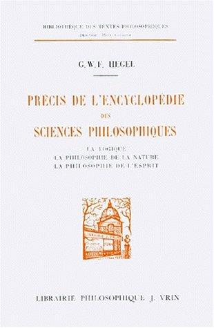 Précis de l'encyclopédie des sciences philosophiques