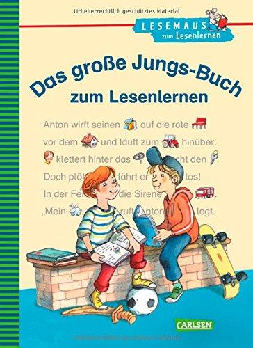 LESEMAUS zum Lesenlernen Sammelbände: Das große Jungs-Buch zum Lesenlernen