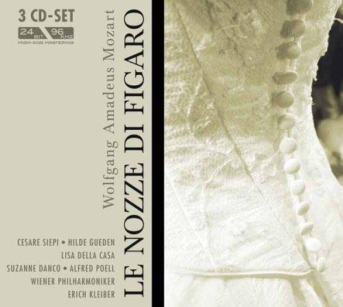 Wolfgang Amadeus Mozart: Le Nozze di Figaro (Die Hochzeit des Figaro) (Oper) (Gesamtaufnahme) (3 CD): Mit den Wiener Philharmonikern und dem Chor der Wiener Staatsoper. Historische Gesamtaufnahme