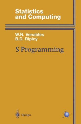 S Programming (Statistics and Computing)